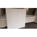 White 2 Door Enclosed Wall Mount Egan Board